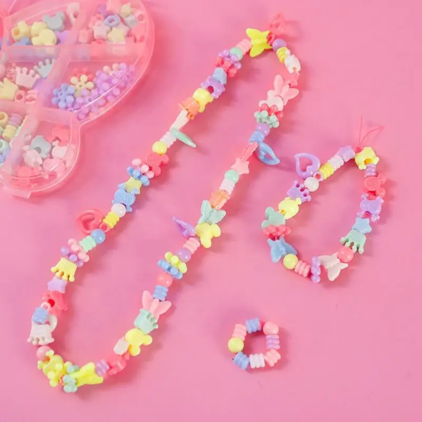 Kit De Pulseras De Bricolaje Para Niñas