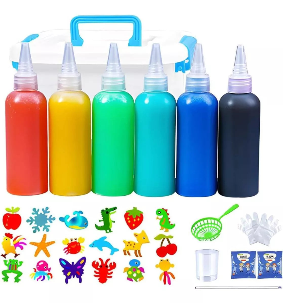 Kit De Agua Mágico 4 Colores 60ml