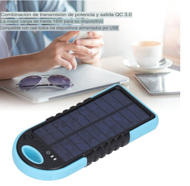 Cargador solar inalámbrico para teléfono