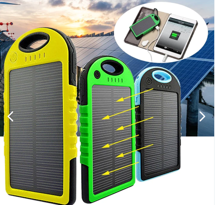 CARGADOR SOLAR POWER BANK 20000mAh