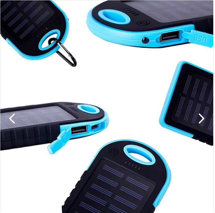 CARGADOR SOLAR POWER BANK 20000mAh