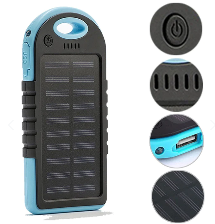 CARGADOR SOLAR POWER BANK 20000mAh