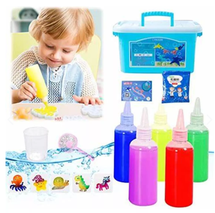 Kit De Agua Mágico 4 Colores 60ml